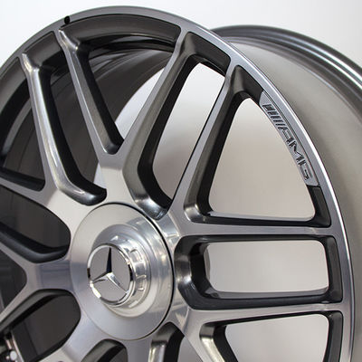 Forged Titanium Grey 7.5J Mercedes 20 Inch Amg Wheels Rims Lightweight