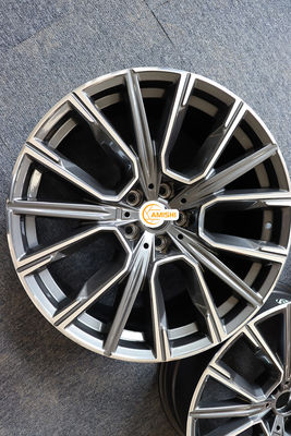 Grey Multi Spoke 8.5J 20 Inch Aluminum Rims For BMW 7 Series