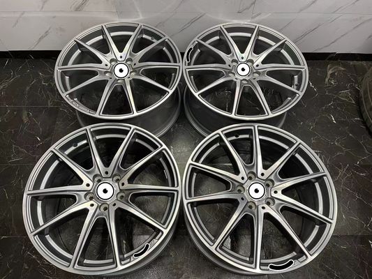 Amg 10 Spoke 19 Inch Rim Set E-Class 213 Himalaya Grey Genuine For Mercedes-Benz