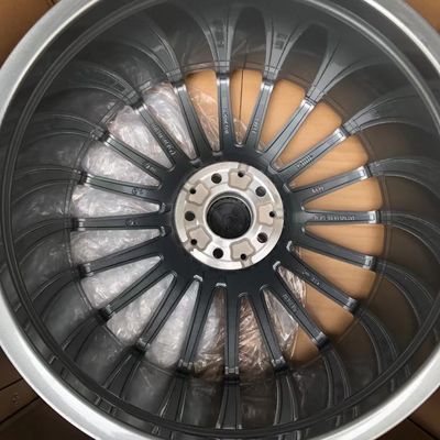 S-Class W223 Multi-Spoke Original Mercedes-Benz Cast Alloy Wheels Grey 20 Inch