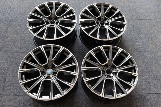 Grey Multi Spoke 8.5J 20 Inch Aluminum Rims For BMW 7 Series