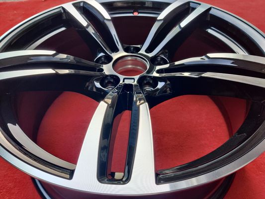 BMW M4 Black 19 Inch Car Rims , 72.6 Hole Forged Aluminum Rims